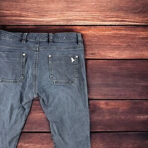 MIH Jeans Men 30x29 Hero Black Wash Slim Fit Denim Street‎ Designer Causal